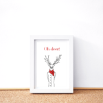 Oh deer card