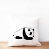 Panda cotton cushion cover