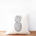 Pineapple cotton cushion cover