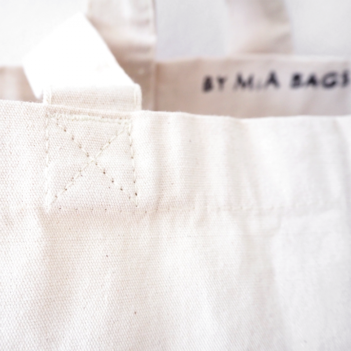 Cat princess organic cotton tote bag