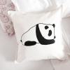 Panda cotton cushion cover